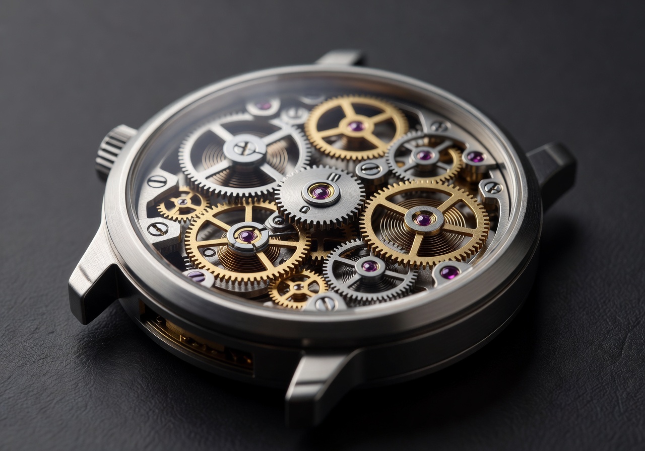 Plixaralogic Skeleton Watch exposing intricate gears