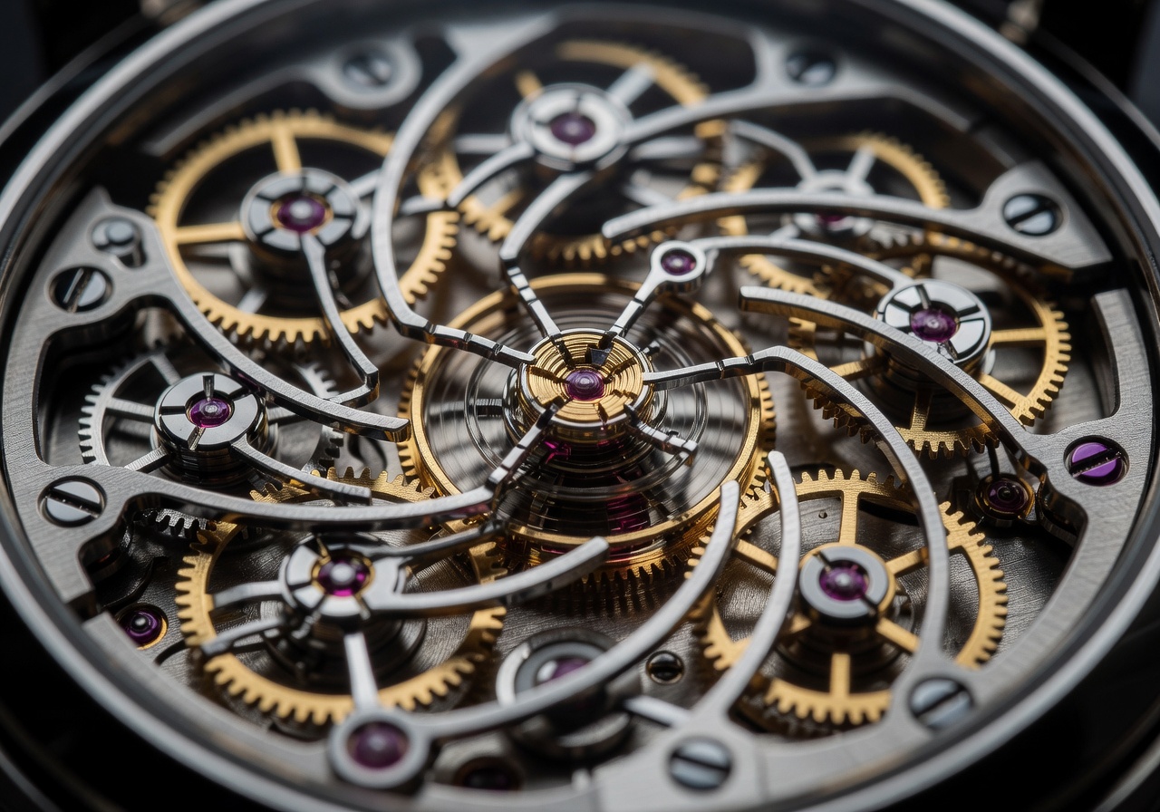 Squelette Tourbillon close up